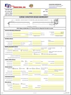 Screw Conveyor Design Worksheet