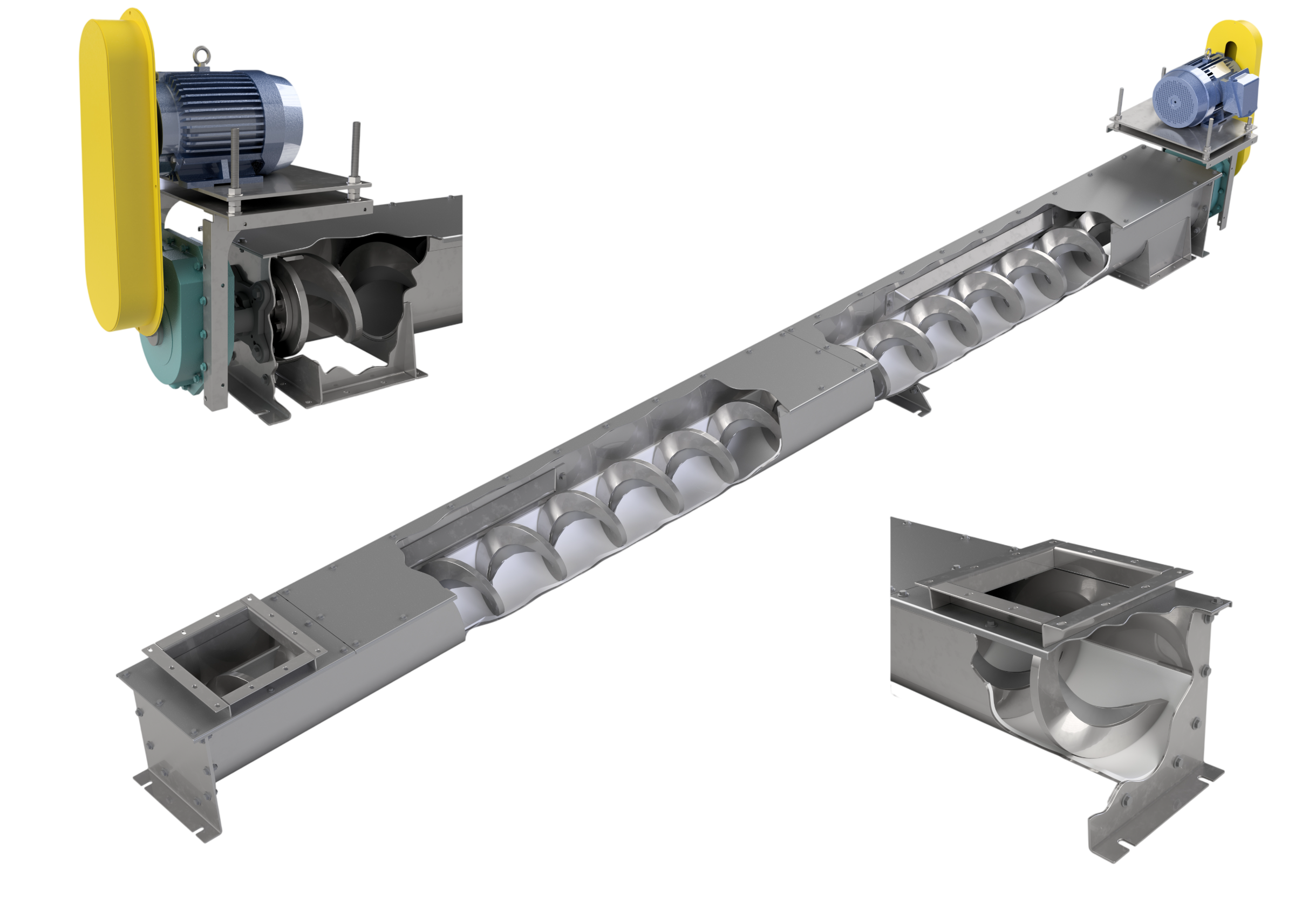 Shaftless Conveyors