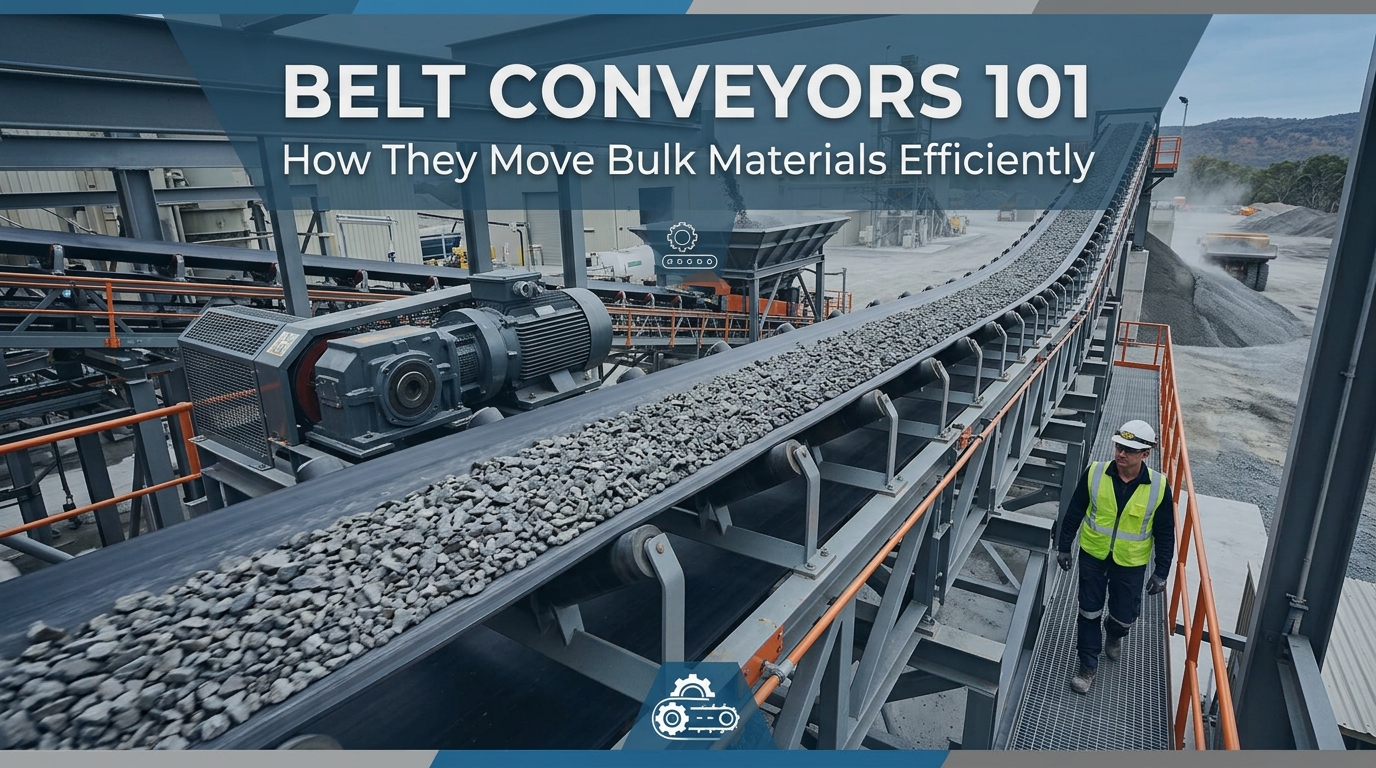 Belt Conveyors 101: How They Move Bulk Materials Efficiently