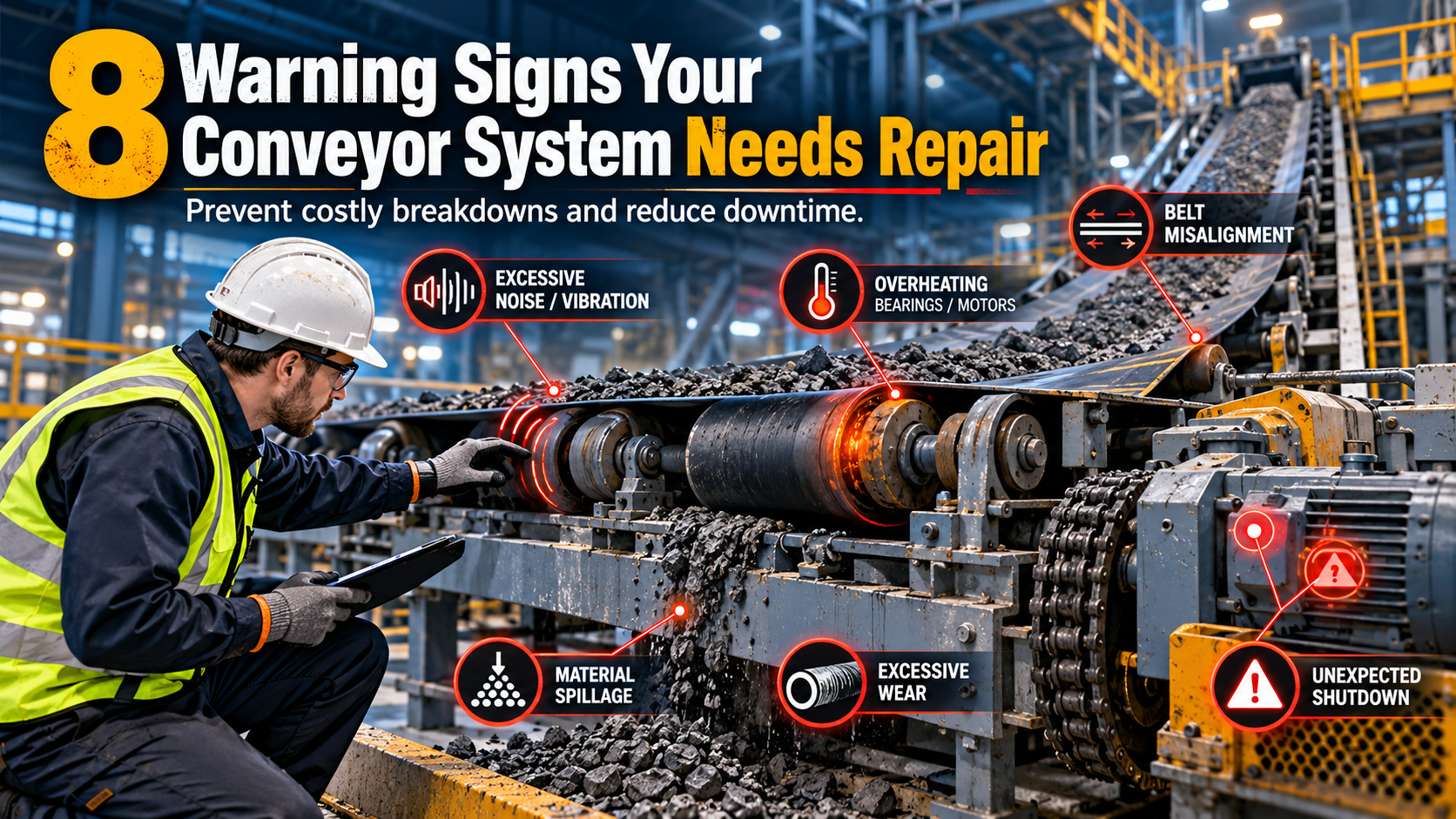 Signs Your Industrial Conveyor System Needs Repair Before It Fails
