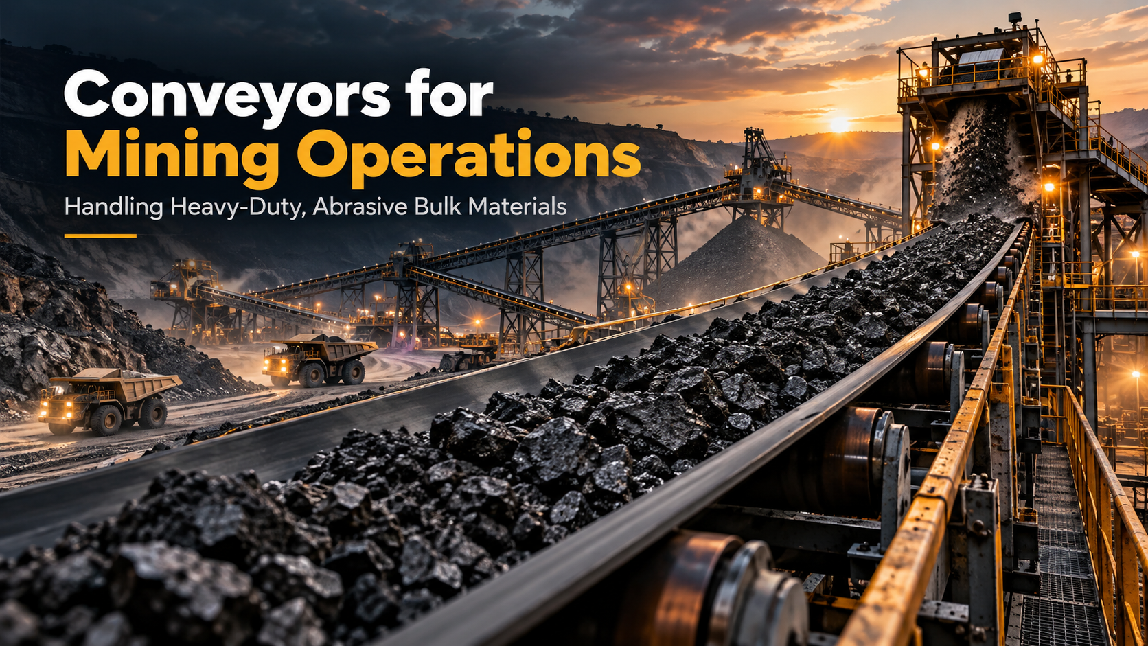 Conveyors for Mining Operations: Handling Heavy-Duty, Abrasive Bulk Materials