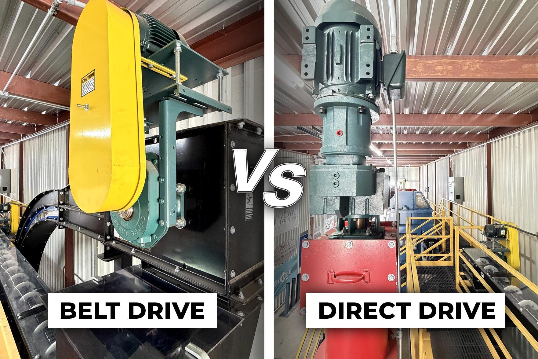 Direct Drive vs Belt Drive Conveyor Systems: How to Choose the Right Setup